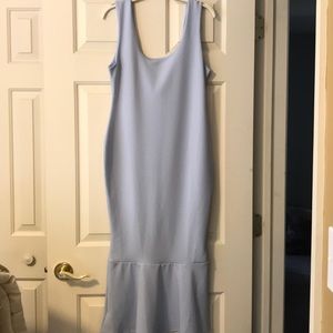 NWT Power Blue Missguided Scuba Mermaid Dress